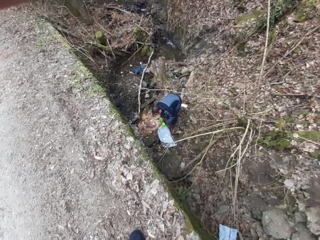 Odstranjevanje iz potoka